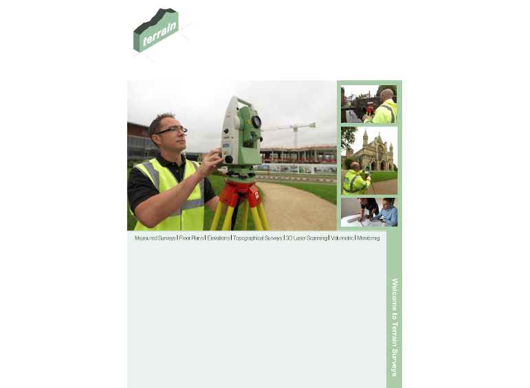 Brochure production for Terrain Surveys